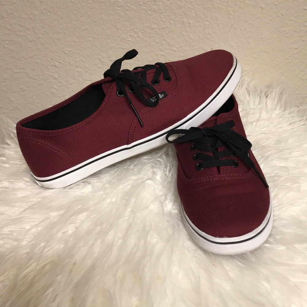 Maroon Vans